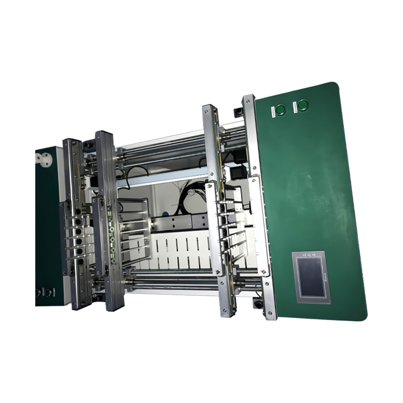 NG/OK 滾輪式雙軌篩選機(存10塊板）